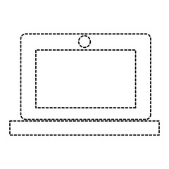 laptop computer isolated icon vector illustration design