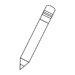 pencil school isolated icon vector illustration design