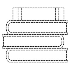 pile text books school icon vector illustration design