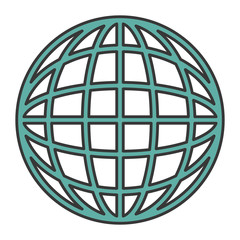 world planet education icon vector illustration design