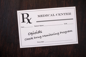 Opioid Prescription - check monitoring program