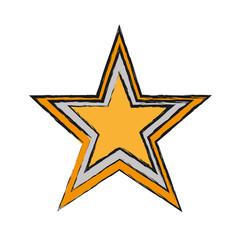 Obraz premium star icon over white background colorful design vector illustration