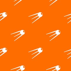 Sputnik pattern seamless