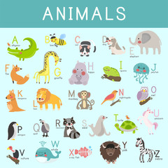Fototapeta premium Illustration drawing style set of wildlife