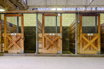  Horse barn and open stalls