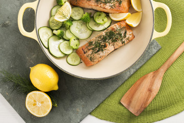 Salmón con especias 