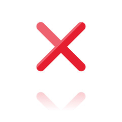 Obraz premium farbiges Symbol - Kreuz