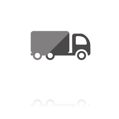 Reflektierendes Symbol mit Glanz - LKW