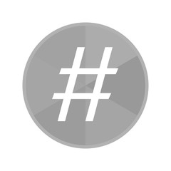 Kreis Icon - Hashtag