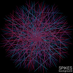 Spikes background theme