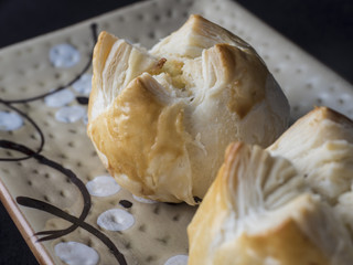 Coconut opening pastry