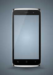 Smartphone mockup.