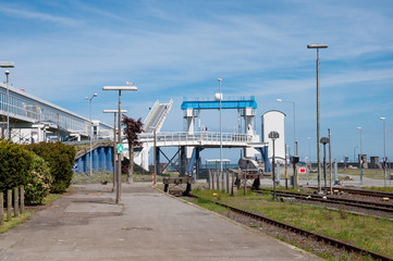 Ferry port of Puttgarden in Germany