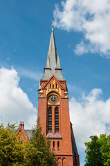 Fototapeta na wymiar St. Lorenz church in Lubeck Germany