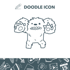 monster doodle