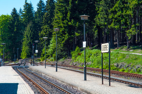 Schierke train station in Germany