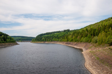 Fototapeta premium Okerstausee reservoir in Germany