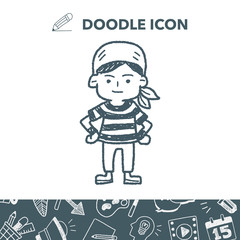 pirate Sailor doodle