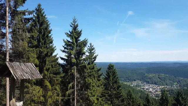 Panoramablick Milonsruh - - Steinach/Th&uuml;ringen - Fellberg - 820 m NN - Th&uuml;ringer Wald