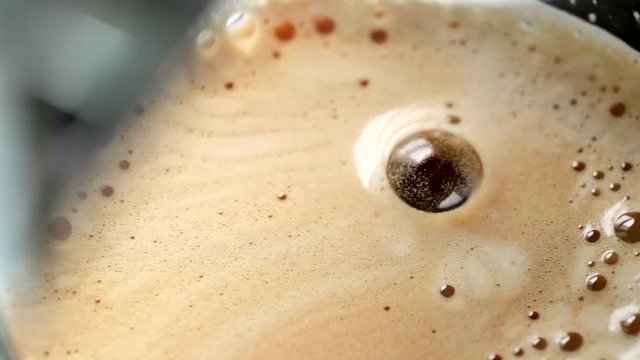 Slow motion Coffee maker