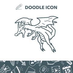 dragon doodle