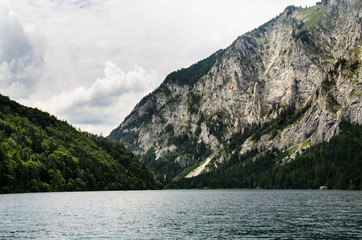 Fototapeta premium Leopoldsteiner Lake, Styria, Austria 