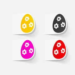 realistic design element: easter egg