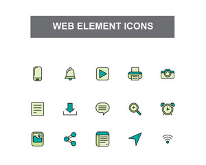 Element Vector Icons