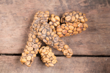 Kopi luwak or civet coffee, Coffee beans excreted by the civet