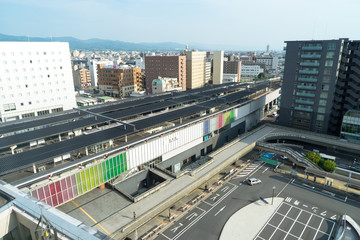 JR奈良駅前の風景