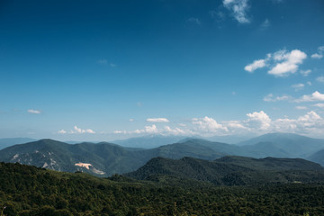 Fototapeta premium Mountain landscape, endless freedom
