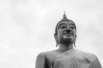 Fototapeta na wymiar Buddha statue image, Buddhism Concept of Religion