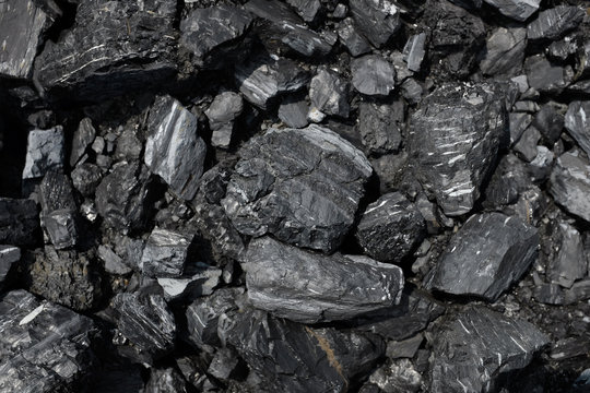 close up of coal