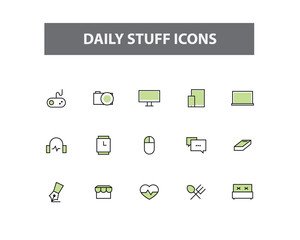 Daily Stuff Vector Icons