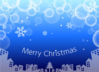 クリスマスの街並み