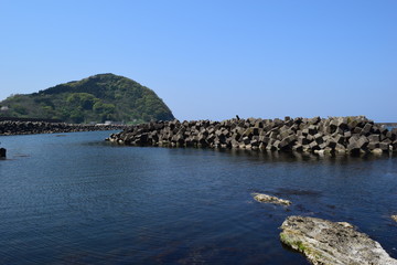 Fototapeta premium 消波ブロック