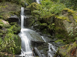 Fototapeta na wymiar beautiful waterfall in the forest