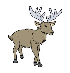 Cartoon Reindeer