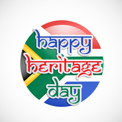 illustration of elements of South Africa Heritage Day Background