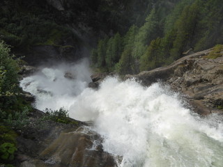 cascades du Ruitor, La Thuile, Italie