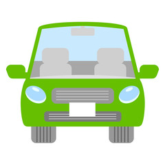緑色の車