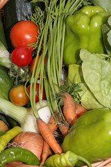 gesundes leckeres gemüse