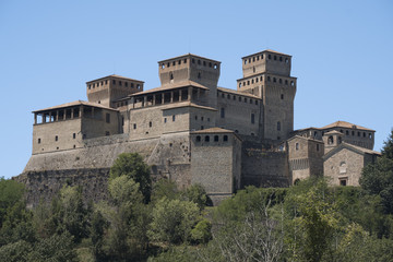Fototapeta na wymiar Castle of Torrechiara (Parma, Italy)