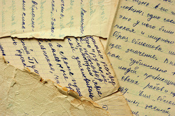 Vintage paper and letters