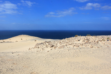 Fototapeta na wymiar Dünen am Meer - Fuerteventura