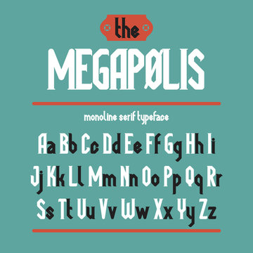 Megapolis Black typeface