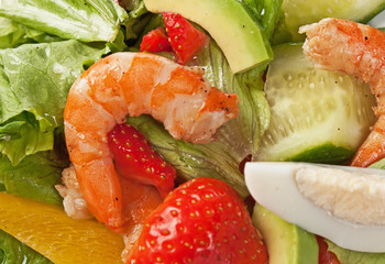 shrimp with vegetables