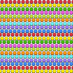 Colorful Circles Pattern Design