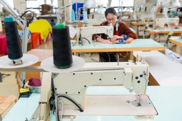 studio clothing sewing factory tailor machine