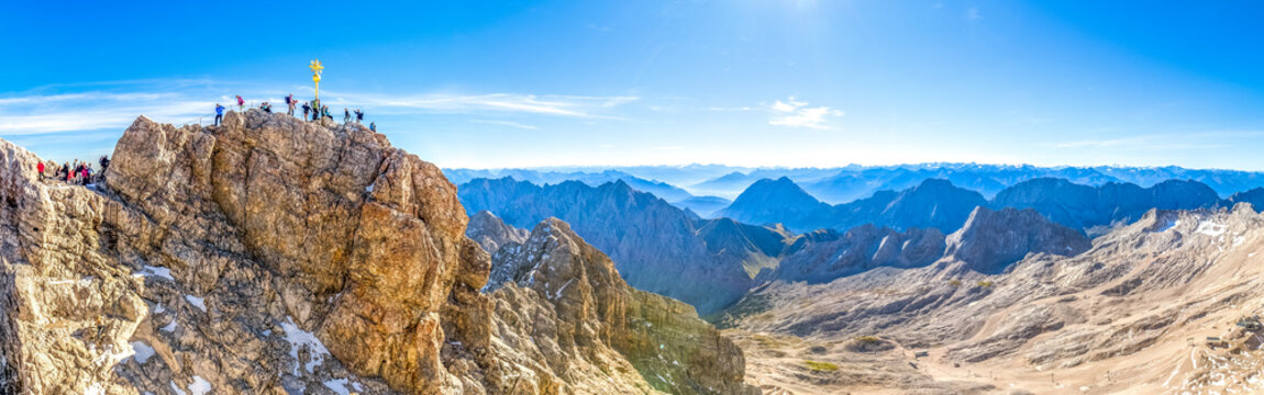 Zugspitze, Panorama 